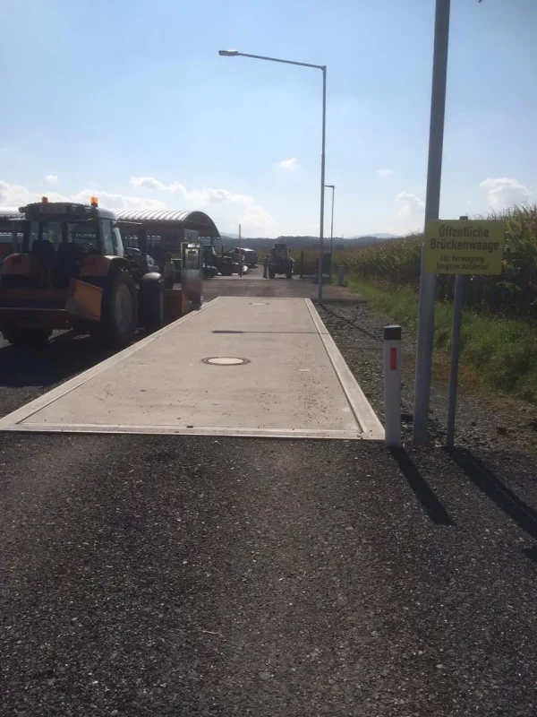 Fahrzeugwaage Vollbetonausführung mit Fertigteilfundament, 18x3m, Wiegebereiche bis zu 60t – Bild 2