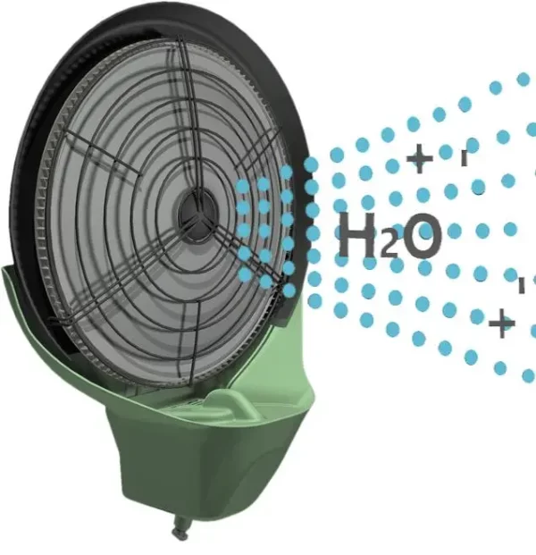 Zerstäubungs Wasser Nebelsystem Vernebler ZVN-1 zum Anbau an Ventilatoren - Kühlen, Befeuchten, Desinfektion